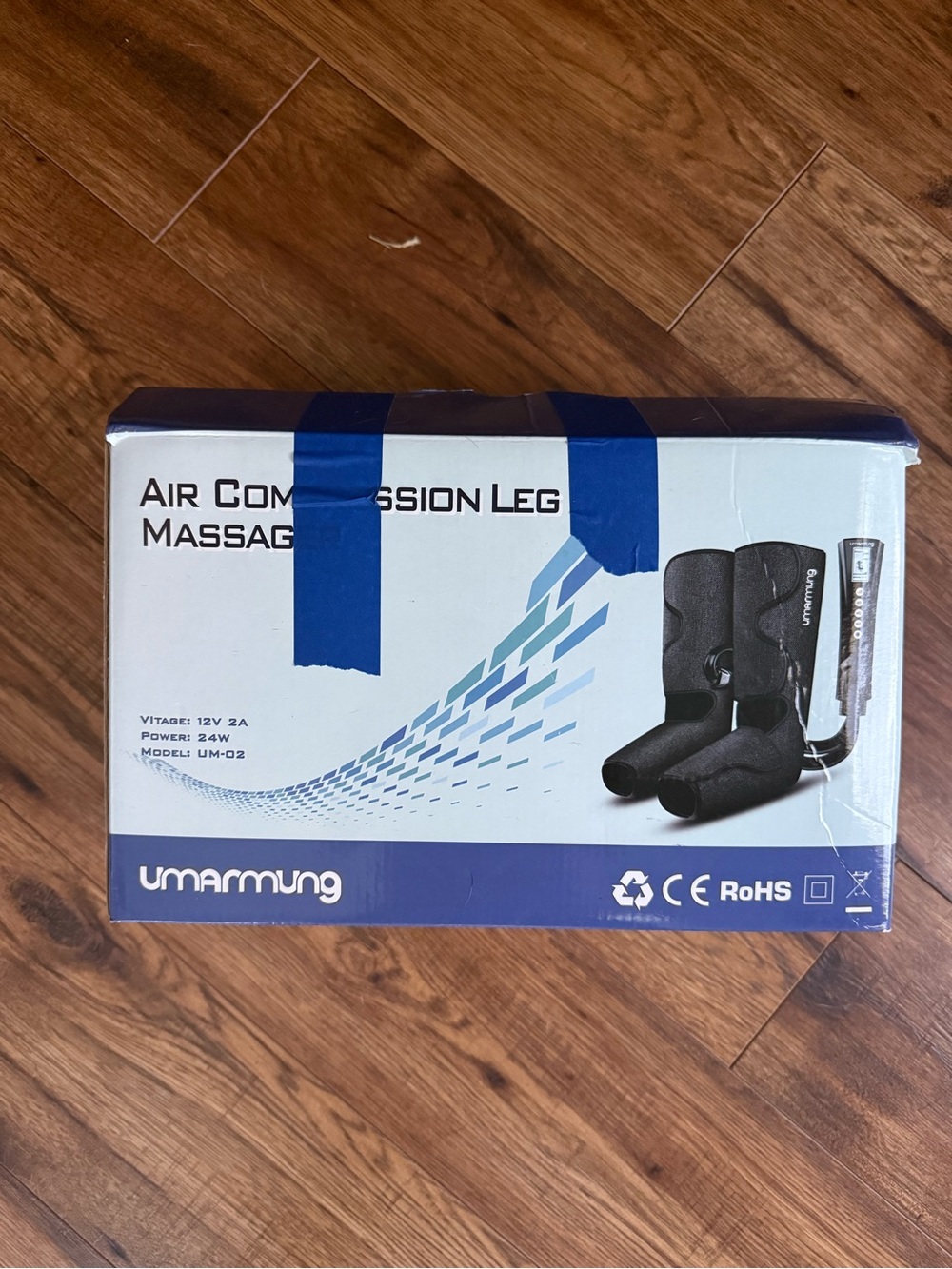 Air compression leg massager Umarmung